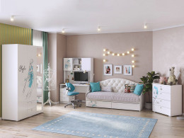 Комод детский МебельСон Гламур