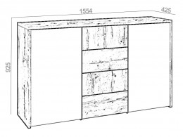 Спальный гарнитур Милана  Аризона 4