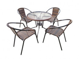 Комплект плетеной мебели  TLH-037/087-80