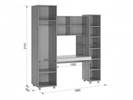 Компьютерный стол МебельСон Комплекс Миллениум 2 SM-002.1623