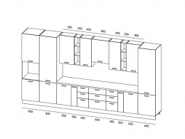 Кухня Грейс 4,6 метра