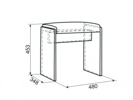Детский пуфик МебельСон Гламур