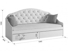 Детская кровать МебельСон Гламур