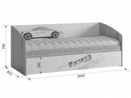 Комплект детской мебели МебельСон Форсаж