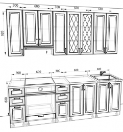 Кухня Ницца 2,4 метра