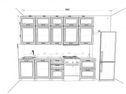 Кухня Ницца Роял 2,9 метра