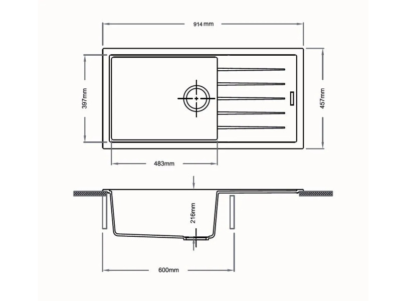 Мойка Longran Ultra ULS914.457 Мойка Longran Ultra ULS914.457