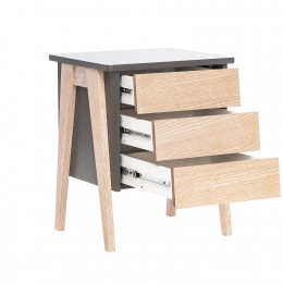 Тумбочка Leset "Сканди" 3 ящ.