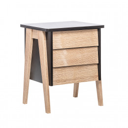 Тумбочка Leset "Сканди" 3 ящ.