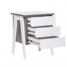 Тумбочка Leset "Сканди" 3 ящ.