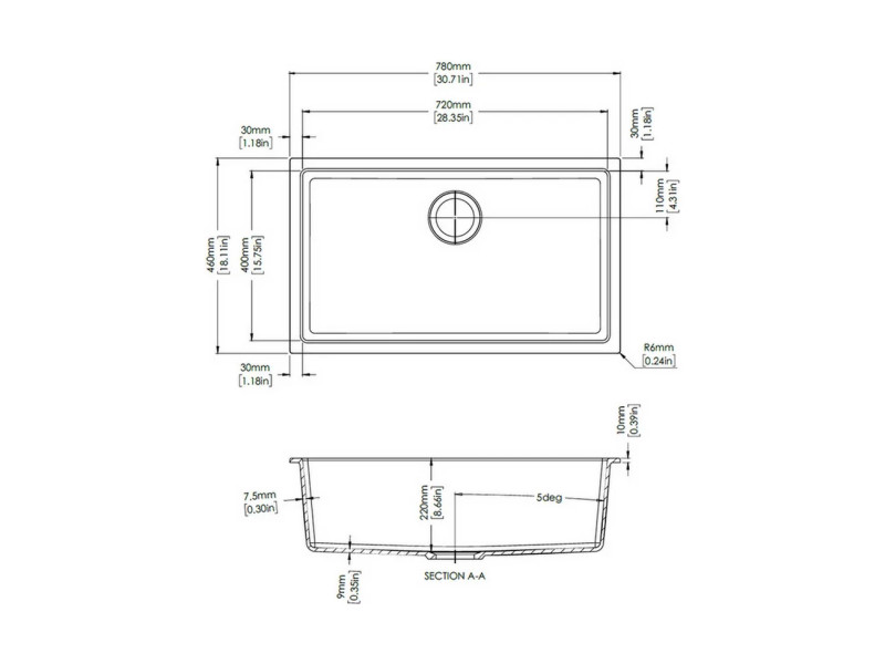 Мойка Longran Enigma ENG780.460 Мойка Longran Enigma ENG780.460