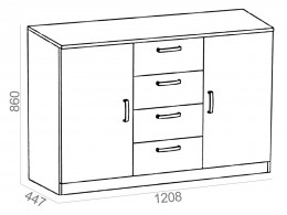 Комод  Лофт