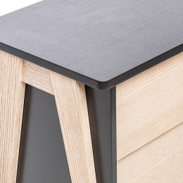 Тумбочка Leset "Сканди" 2 ящ.