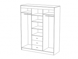 Шкаф-Купе Фортуна 02