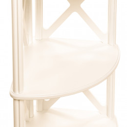 Этажерка-стеллаж Leset "Джульетта-2" угловая