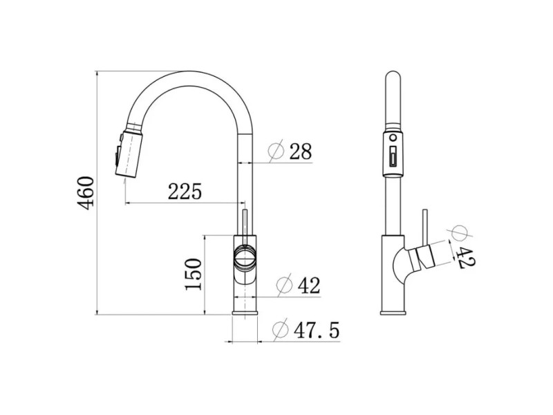 Смеситель Longran Techno LM2171 Смеситель Longran Techno LM2171