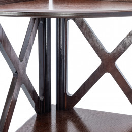 Этажерка-стеллаж Leset "Джульетта-3" угловая