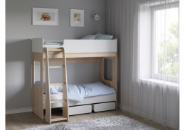 Двухъярусная кровать Легенда D601.2 с ящиками