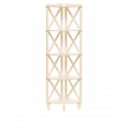 Этажерка-стеллаж Leset "Джульетта-4" угловая