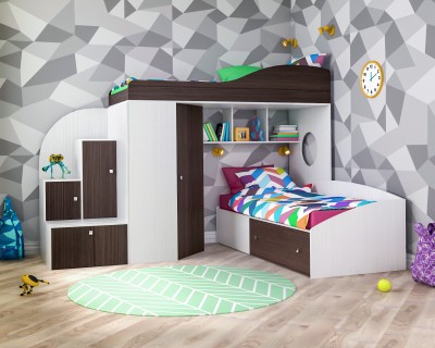 Кровать чердак Кадет 2