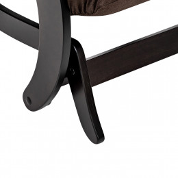 Кресло-качалка Модель 68 (Leset Футура) Венге текстура, ткань Malmo 28