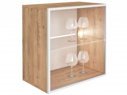 Навесной шкаф  Сан Марино стекло 60х60