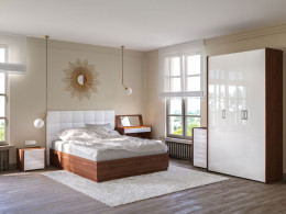 Кровать с подъемным механизмом  Кровать Камея 160х200