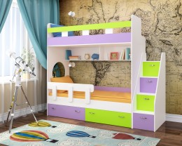 белое дерево/ирис-лайм