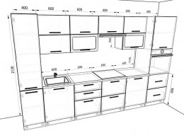 Кухня Валерия-М 3,4 метра