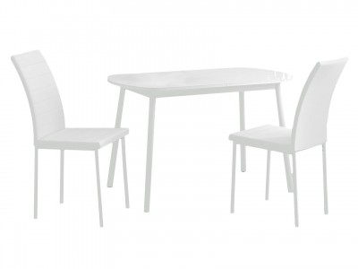 Обеденная группа для столовой и гостиной Мебвилл Раунд + 2 стула Винс