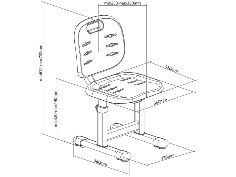 Детский стул Fun Desk Стул SST2 Детский стул Fun Desk Стул SST2