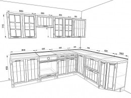 Кухня Лондон 2,8 метра