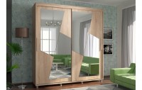 Шкаф-купе Комфорт 12 Прайм с зеркалами Молния