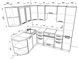Кухня Валерия-М 2,4 метра