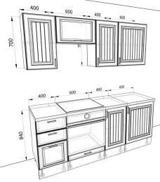 Кухня Принцесса 2,0 метра