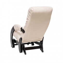 Кресло-качалка Модель 68 (Leset Футура) Венге текстура, к/з Varana cappuccino