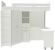 Кровать чердак Юниор 3 с металлической лестницей