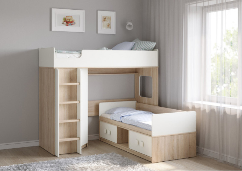 Двухъярусная кровать Легенда BE605-201 Двухъярусная кровать Легенда BE605-201