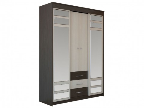 Шкаф-купе Комби Юнона с зеркалом
