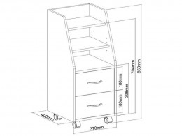 Тумба Fun Desk Тумба SS15