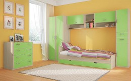 Детская кровать   Мелисса с выдвижными ящиками