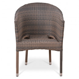 Плетеное кресло из искусственного ротанга  Y350G-W1289
