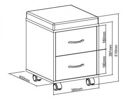 Тумба детская Fun Desk Тумба SS15W