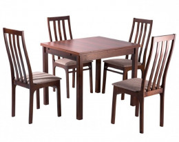 Обеденная группа для столовой и гостиной Мебвилл Франц СТ01 + 4 стула С36