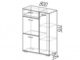Прихожая  Ника ТВ800