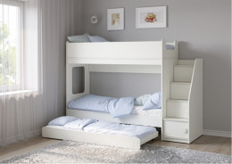 Двухъярусная кровать Легенда D602.3 с ящиком
