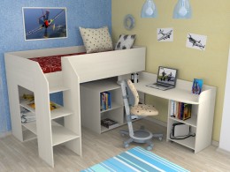 Детская кровать-чердак Теремок-2 Texno