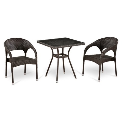 Комплект мебели из ротанга  T282BNT-W53/Y90C-W51 2Pcs