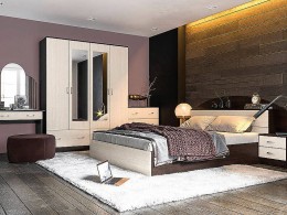 Комплект плетеной мебели T257B/Y380B-W65 Light Brown (4+1)