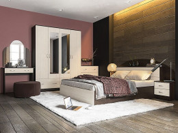 Комплект плетеной мебели T257B/Y380B-W65 Light Brown (4+1)